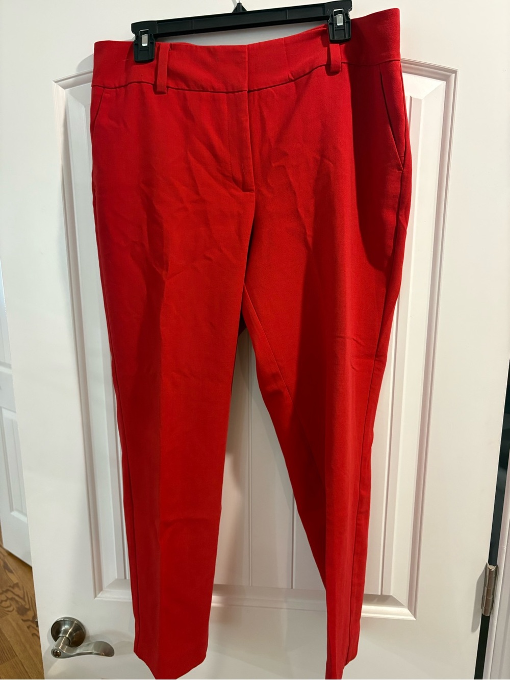 Ann Taylor Curvy Brick  Red Women's Tailored Pants - Classic Work Pant